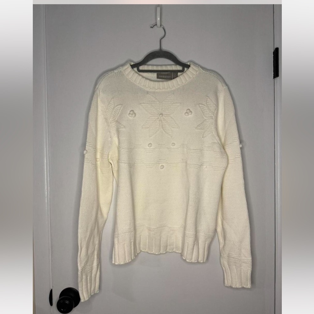 Vintage White Croft & Barrow Sweater for Women - Picture 4 of 8